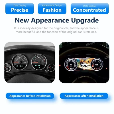 Display Cockpit Speed Digital – automobile instrument