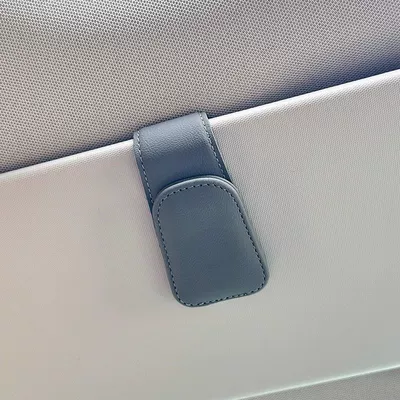 Car Glasses Clip/Bill Clip Clip Car Sun Visor - gray-rectangular-glasses-clip