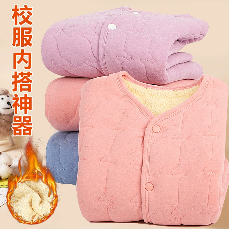Warm demi-season uniform, children's down jacket, for teenagers
