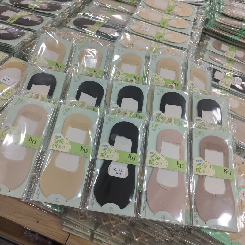 New Keda 3153 Cloud Cotton Kd Invisible Socks Wholesale Spring and Summer Multi-Color Soft Invisible Breathable Socks