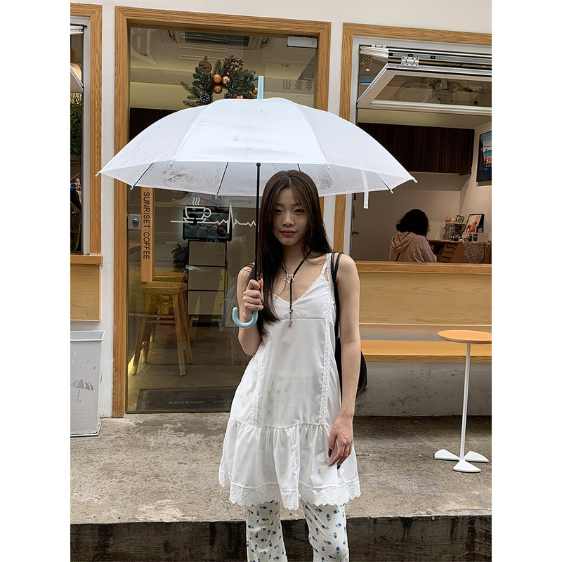 [Chao Pai Tao She] French High-end Western Style Skirt Women's 2024 Spring New Broken Lace Sleeveless dress