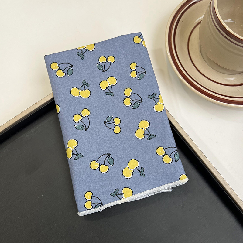 Verano y otoño japonés, flores de algodón, bufandas cuadradas, bufandas retrógradas para mujeres, bufandas de seda delgadas y frescas