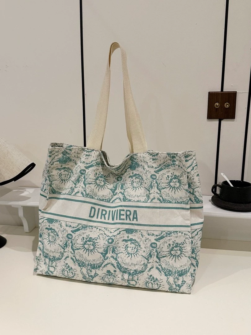 Cloth bag, beach capacious one-shoulder bag, shopping bag