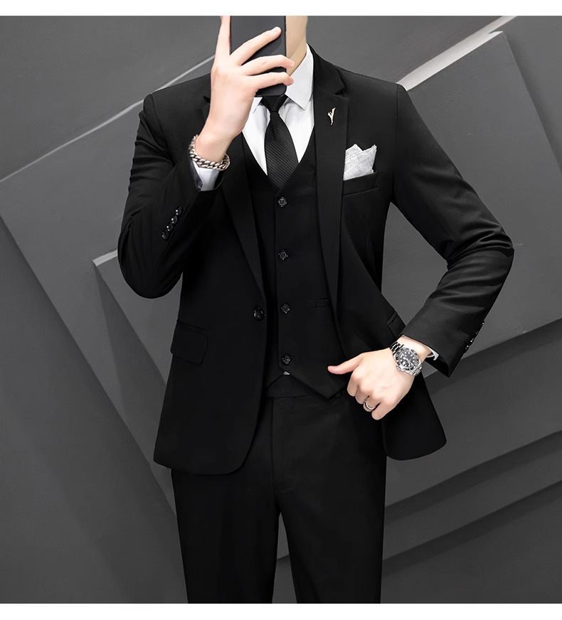 Black [single suit jacket]