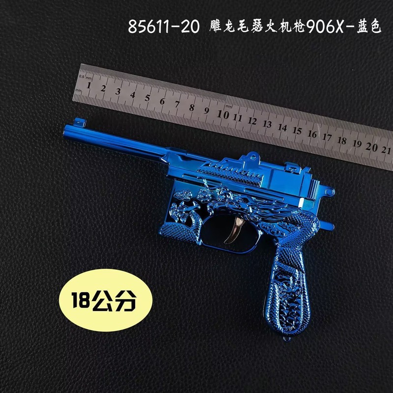 模擬合金モデルおもちゃレザーケースリボルバーは発射できず、音だけを聴くことができます子供時代のノスタルジックなおもちゃの銃卸売|undefined
