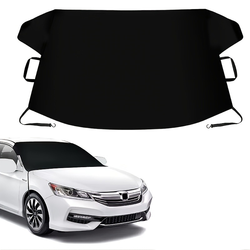 Car front windshield snow cover, cross-border outdoor winter 600D Oxford cloth car snow cover, sunshade