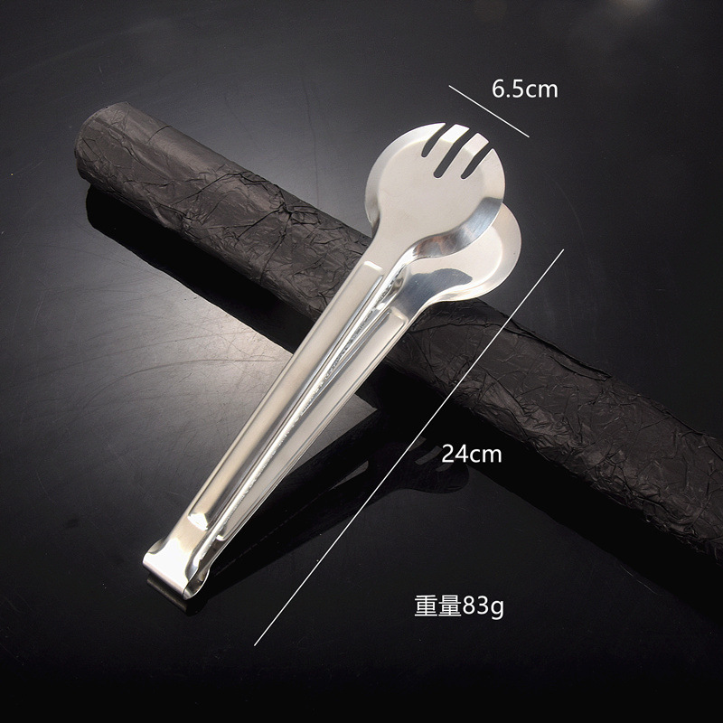 批发防烫烤肉夹不锈钢耐高温厨房摆摊食物夹自助餐烧烤牛排食品夹|undefined