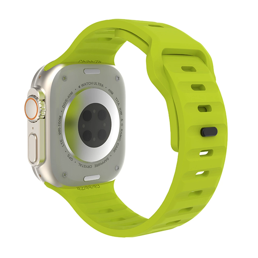 Подходит для Apple Watch Ultra9876543210 поколения SE, спортивный силиконовый ремешок с квадратной пряжкой и бриллиантами, новая модель