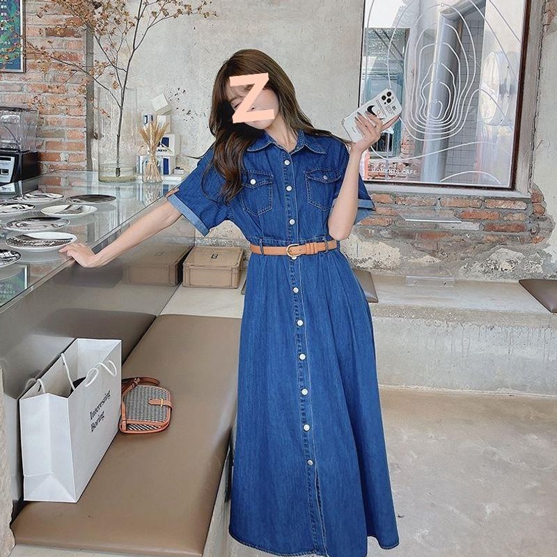 Summer denim dress