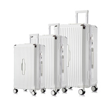 跨境外贸行李箱大容量拉杆箱ABS+PC高品质旅行箱三件套行李箱批发