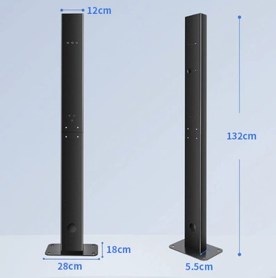 Elektrikli avtomobil şarj cihazları pile fixed column pole