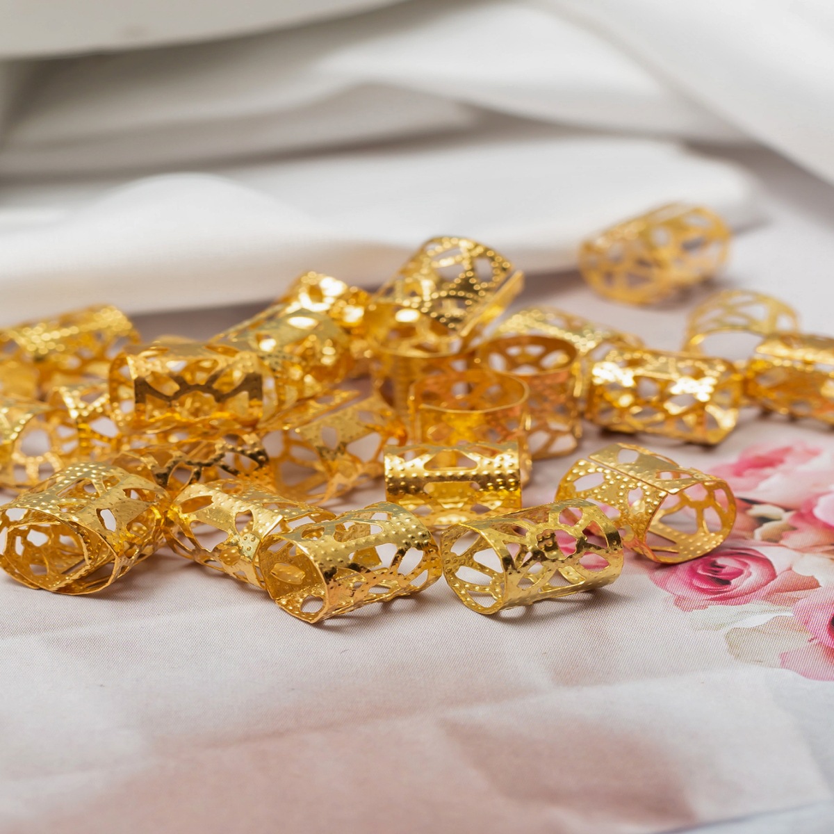 Europeo y americano sucio trenza joyería decorativa anillo de pelo accesorios sucio trenza pelo anillo hebilla oculta trenza sucio trenzado accesorios para el cabello para las mujeres