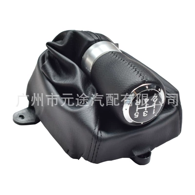 Suitable for Honda Accord Eighth Cab and accessories - sk-hd05-black-leather-5-speed-r-lower-right-black-leather-black-wire-cover-all-in-one