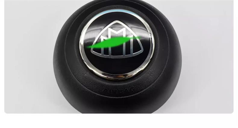 Mercedes-Benz steering wheel emblem, C-Class, E-Class, S-Class, modified Maybach decorative sticker, Brabus steering wheel emblem sticker