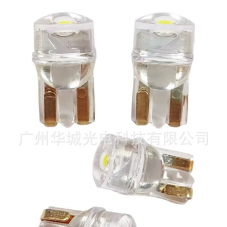 Широкий автомобильный светильник T10, прозрачный встроенный светодиодный автомобильный светильник COB, подсветка W5W, подсветка номерного знака, лампа для чтения