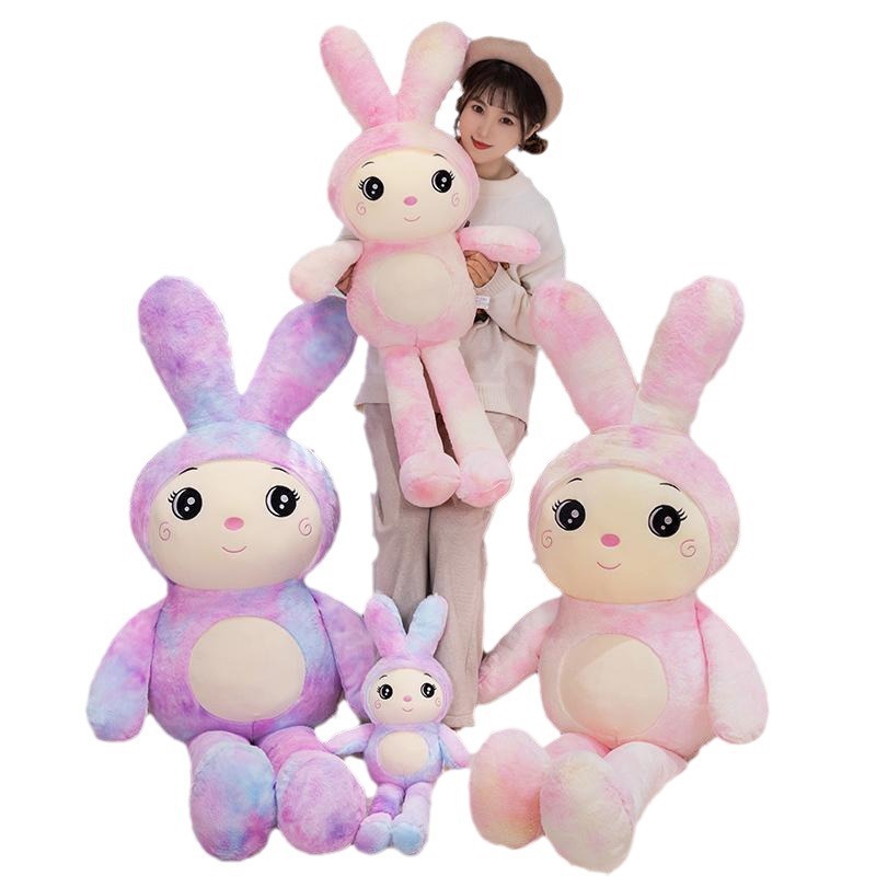 Conejo, peluche, amante, regalo, muñeca, almohada para dormir, oso grande, niña, cama, muñeca de trapo, super lindo