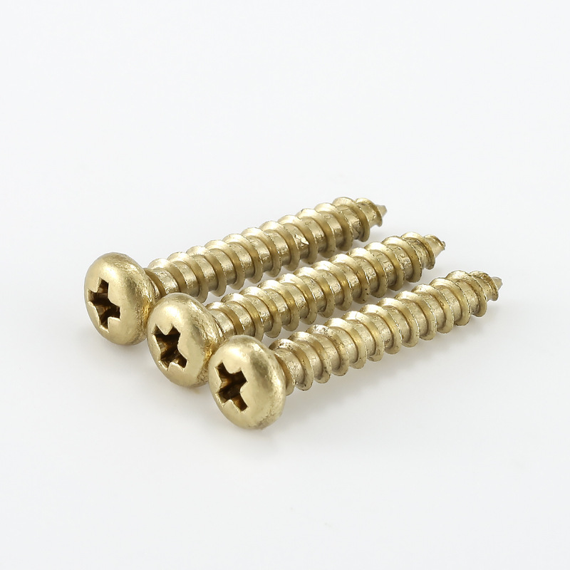 Tornillo de latón auto-roscador M3M3.5M4M5 * 6X8 / 10 / 12 / 16 / 20 / 40 tornillo de madera auto-roscador image 3