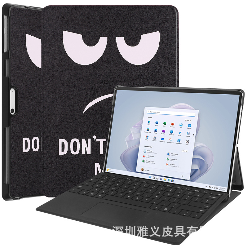 Suitable for 2022 Microsoft Surface Pro9 Tablet Protective Case PRO9 13 "Front Support Keyboard Leather Case Suitable for 2022 Microsoft Surface Pro9 Tablet Protective Case PRO9 13 "Front Support Keyboard Leather Case