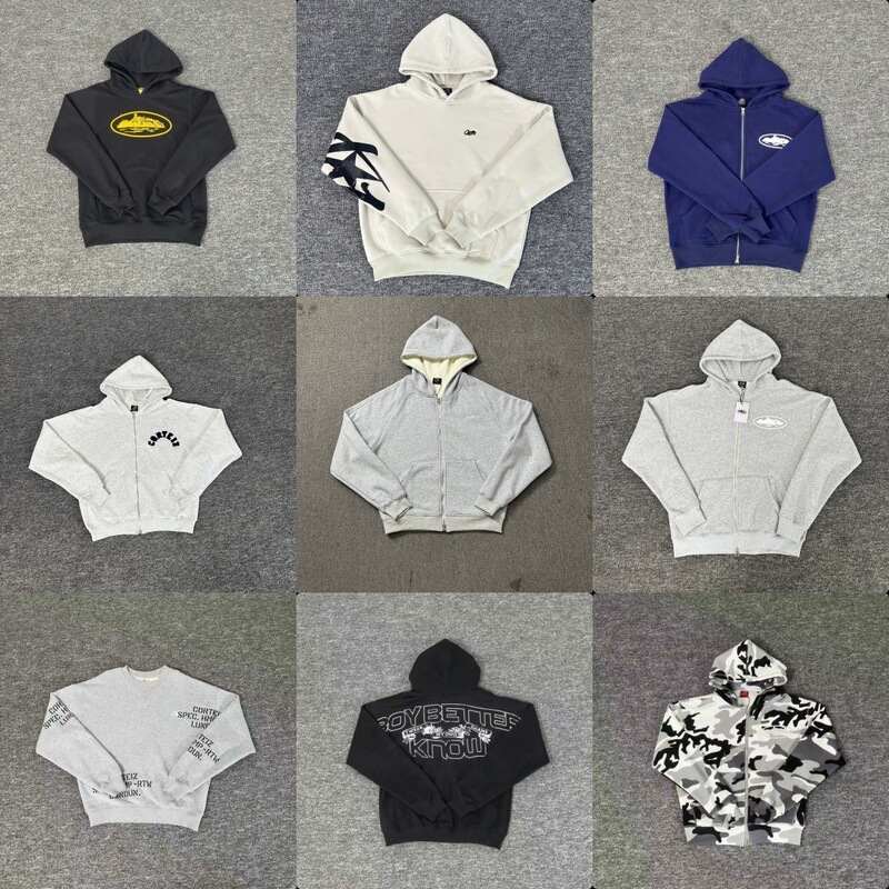 Cross-Border New 2025 Simple Embroidered Letter High Street Fashion Loose Cardigan Hooded Sweatshirt Casual Pants Set Trendy