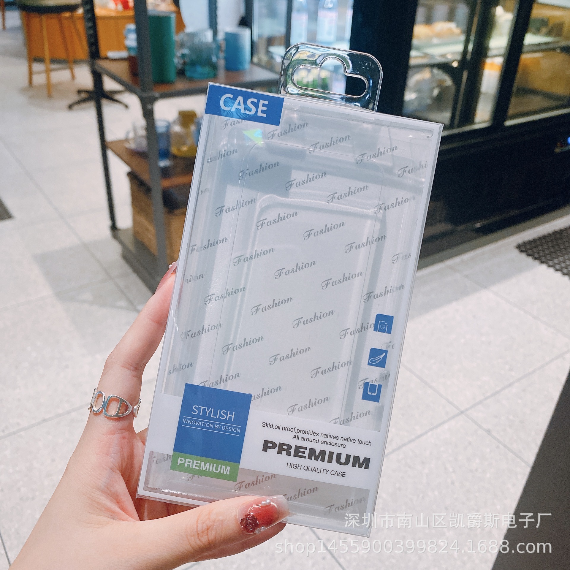 알파벳 판지 투명 후크