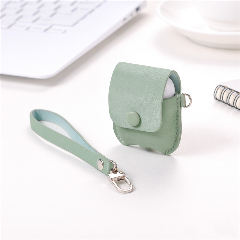 蓝牙耳机盒头层皮保护套手提式耳机盒装纳耳机保护套便携拉链