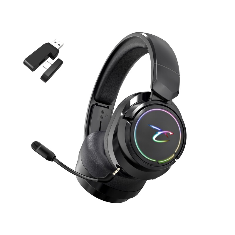 Gl-599 2.4G+Bt Wireless Headset Three-Mode Wireless Gaming Headset Cross-Border Export Export
