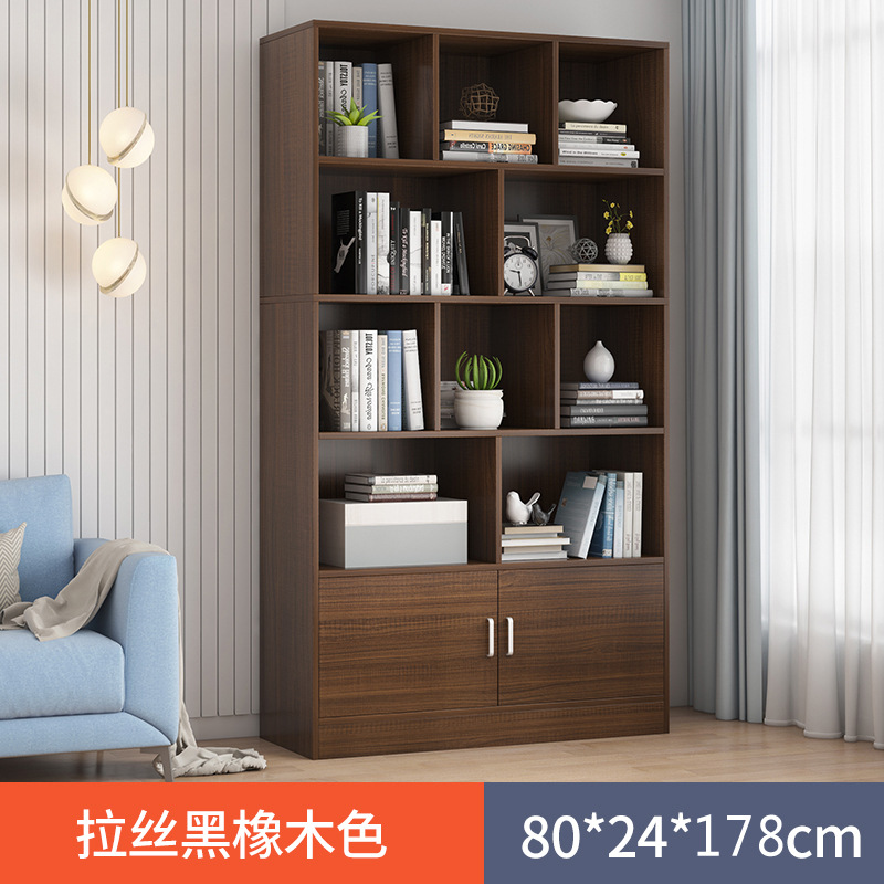 [폭발 똑바로! 제한된 50 조각] 80cm 솔질 블랙 오크 캐비닛 도어