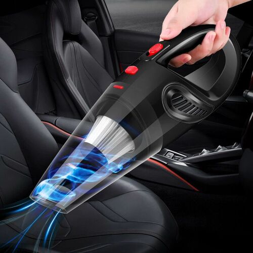Car vacuum cleaner wireless high power dry and wet two-in-one mini car vacuum cleaner home wireless charging colorful box in English
