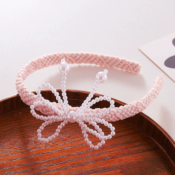 【9】Pink pearl braided model