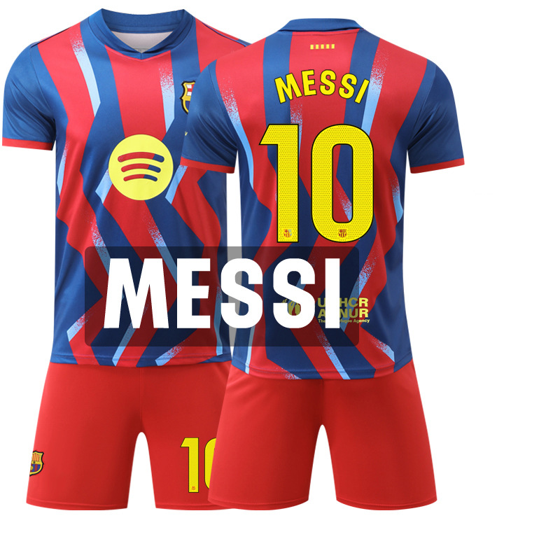 Conjunto de Uniforme de Fútbol N° 10 de Poliéster para Deporte y Fútbol
