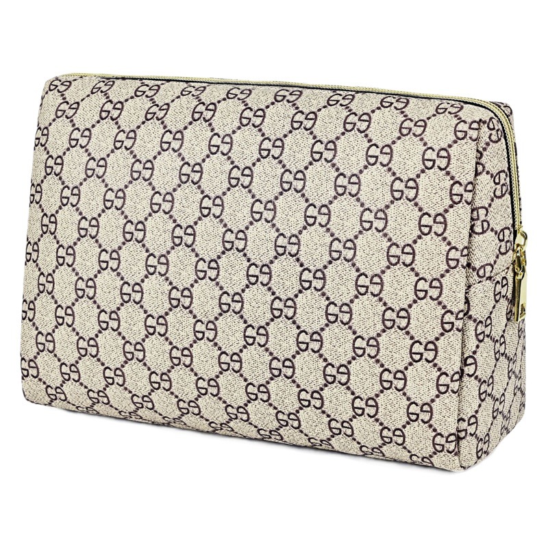 Transfronterizo nuevo bolso cosmético portátil ligero moda simple bolsa de almacenamiento de gran capacidad impermeable PU bolsa de viaje en stock