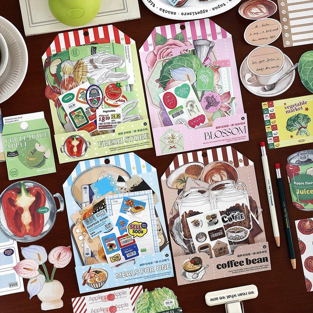 Infeel.Me материал пакет свежий магазин из трех частей в древнем стиле креативный и интересный небольшой механизм украшение для книги коллаж