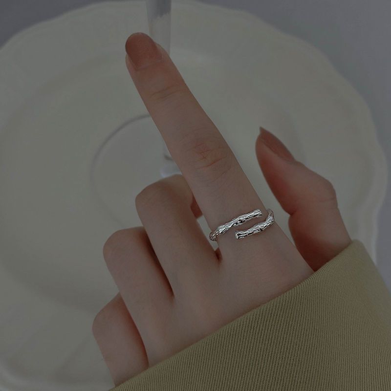 Bamboo brand small design trend fashionable ring for men and women