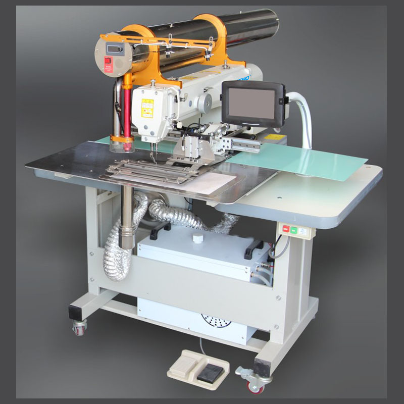 Completo-automático ordenador láser bolsa abridor ropa Denim único labio bolsa cremallera bolsa placket multi-función máquina