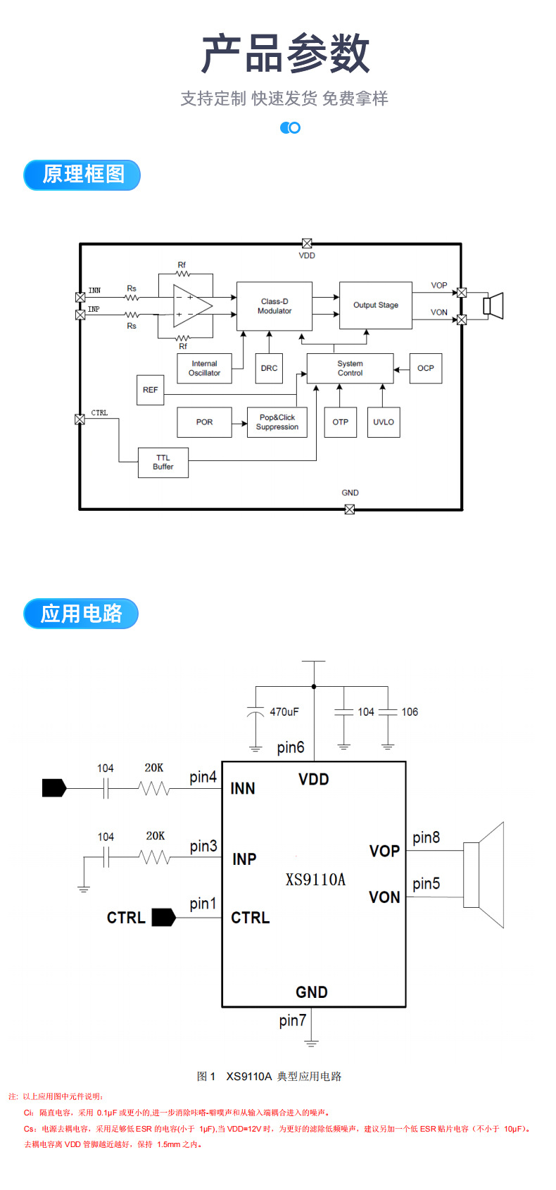 单声道功放ic