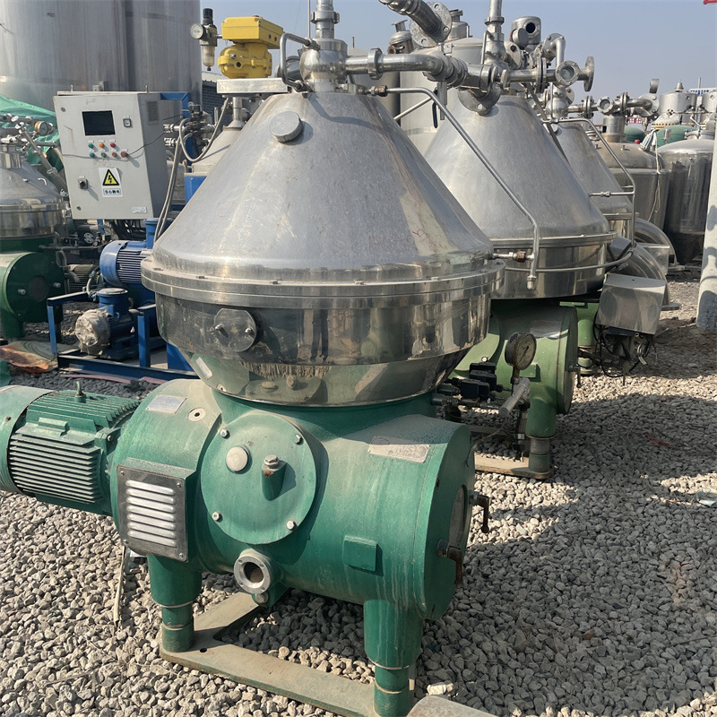 收购二手碟片离心机  不锈钢固液分离机  化工真空自动化分离机