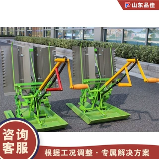 手摇式秧苗插秧机 小型双行水稻插秧机 农用山地丘岭水稻苗种植机
