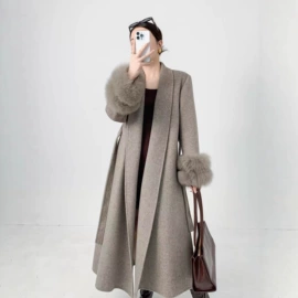 女式毛呢外套;大码毛呢外套