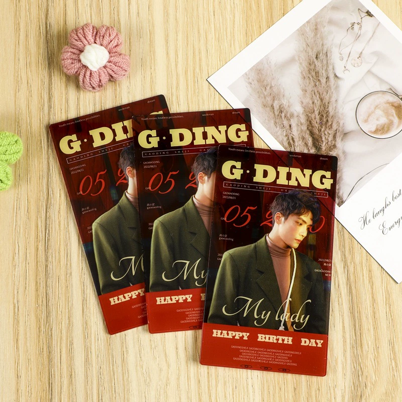 Акрил марки подвески звезды аниме мультфильм текст подарок на день рождения украшения брелок DIY изготовление на заказ