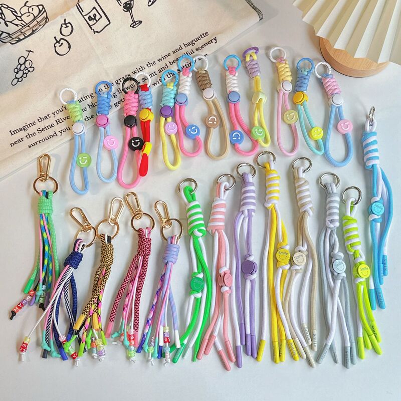 New Niche Miu Series Bag Hanging Woven Anti-Loss Lanyard Accessory Pendant Korean Style Accessory Jewelry Pendant Women's Gift