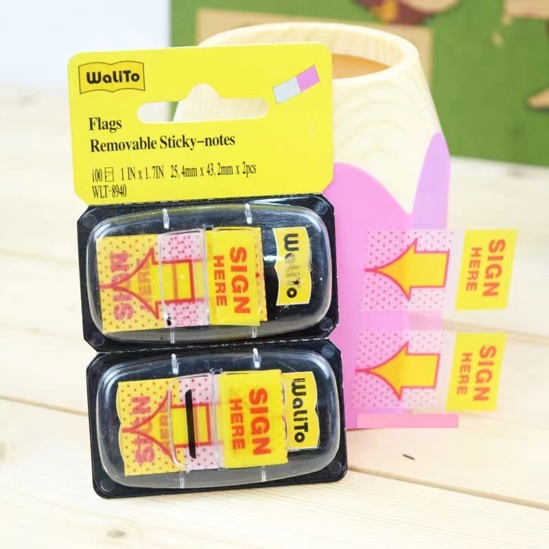 Pegatinas adhesivas transparentes en forma de flecha para clasificación y señalización.