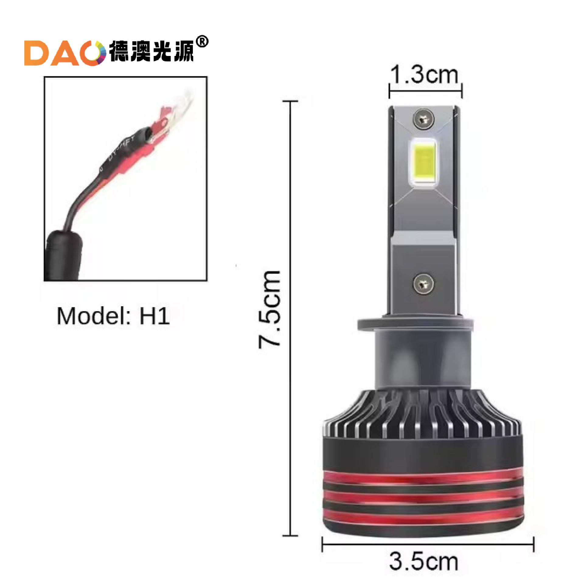 Nueva luz LED para coche M8, faro LED para coche de alta potencia 55W, faro de coche súper brillante H11H79005 image 5