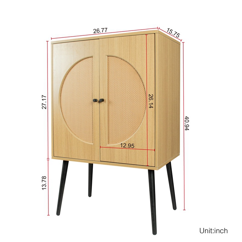 Mesa de noche nórdica dormitorio simple armario de almacenamiento de noche Hotel B & B pequeña puerta doble mesita de noche