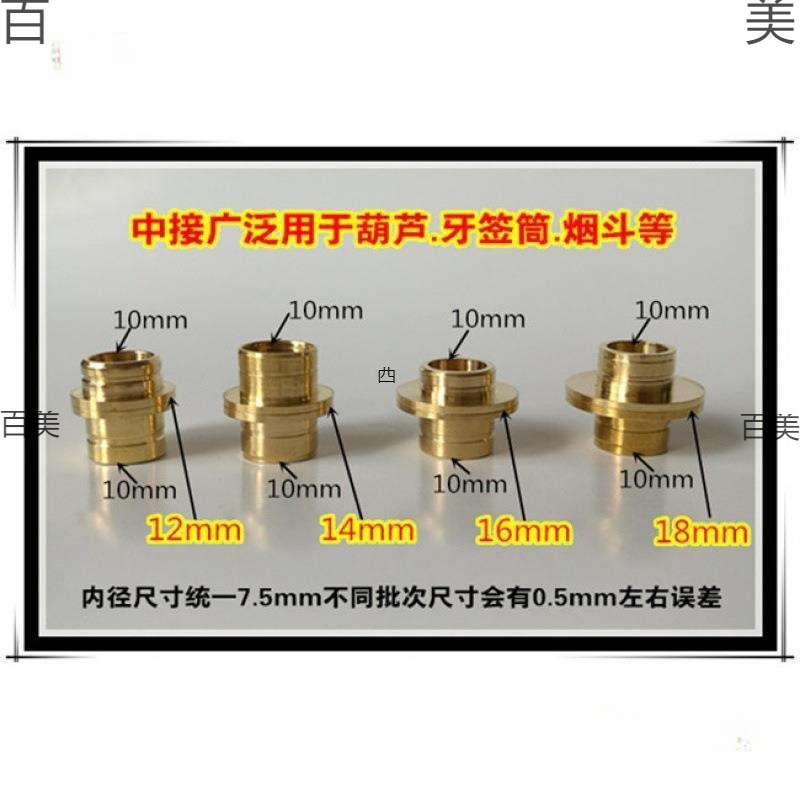 葫芦嘴镶口手捻铜盖把玩件花帽鼻烟壶铜帽木质牙签筒车饰挂麦太保