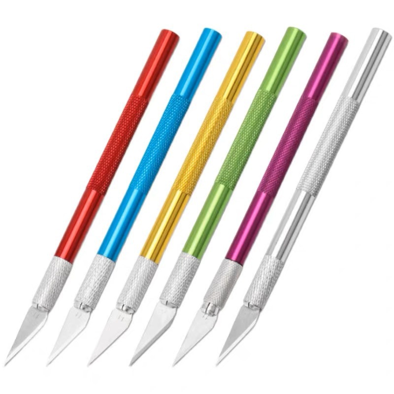 厂家供应中性手工刻刀木工笔刀手机贴膜雕刻刀模型制作工具美工刀