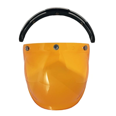Dəbilqə (Kaska) aksesuarları: with Curved Surface, Three-Button - amber-black-bracket