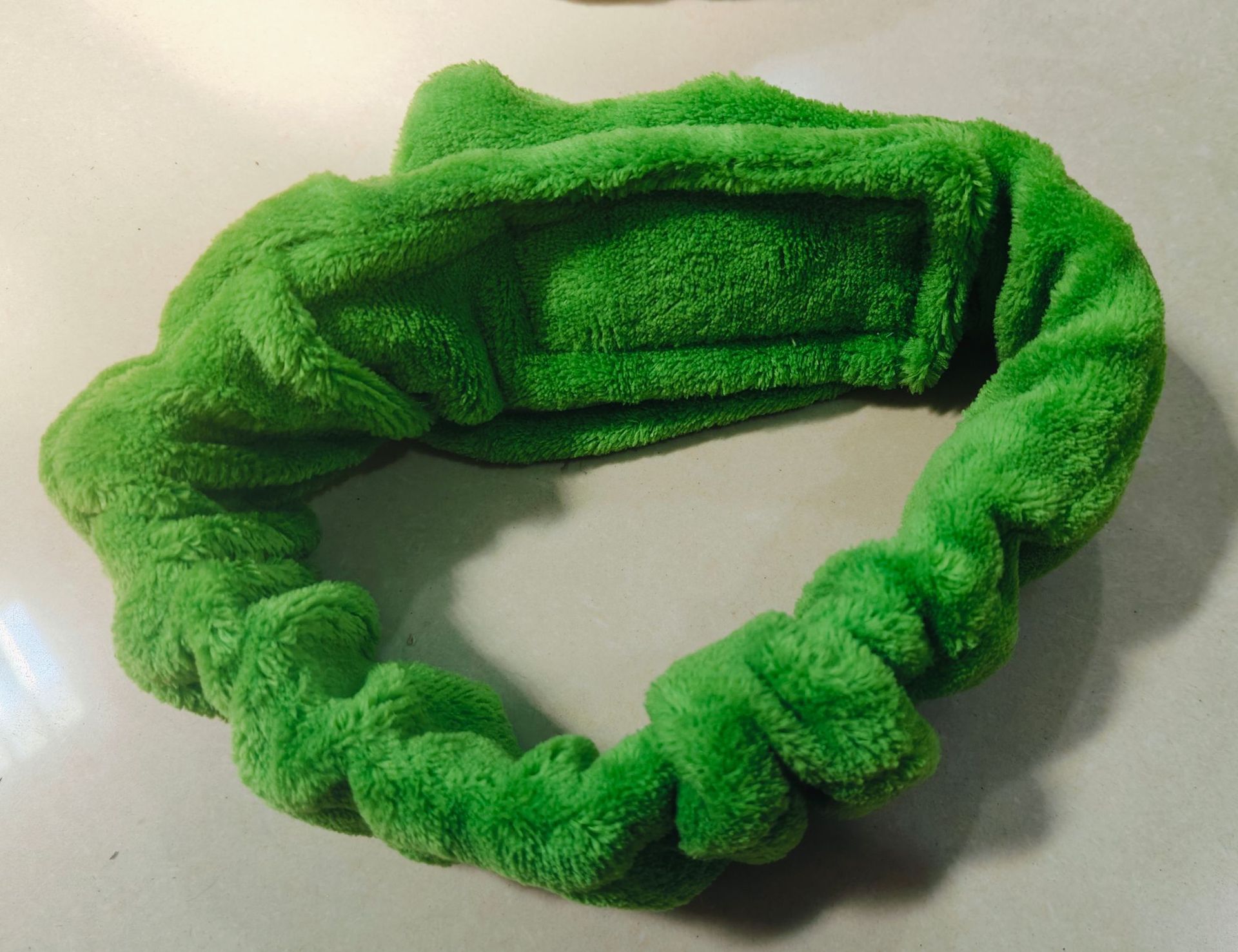 Círculos de dibujos animados banda de pelo para lavar la cara gato y ratón tocado de ojos grandes velcro banda de pelo adorable estudiante tarjeta de pelo al por mayor