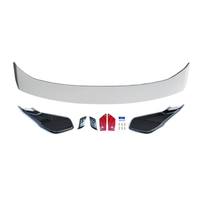 Suitable for the Eleventh Generation Fixed wind wing - eleventh-generation-civic-hatchback-unlimited-spoiler-black-and-white