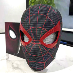 クロスボーダー Amazon ゲームバージョン マイルズ スパイダーマン ヘッドギア 目が動く ハロウィン コス マスク