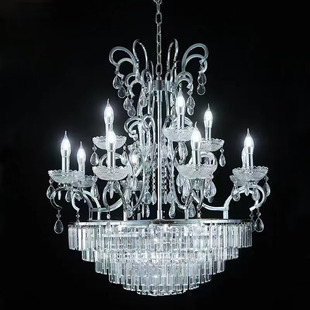 Acrylic diameter 0.8 meters, height 0.88 meters wedding chandelier iron crystal lamp wedding light